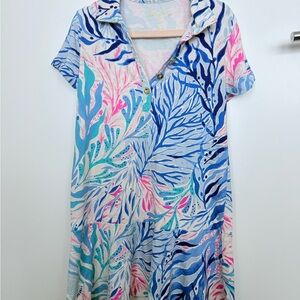 Lilly Pulitzer girls size SM (4-5) polo stretch dress